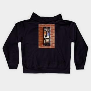 Vintage NYC street telephone Kids Hoodie